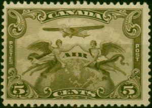 Canada 1928 5c Olive-Brown SG274 V.F MNH (2)