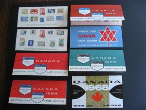 Canada souvenir cards Ut 2 4 5 6 7 8 9 10 some corner mount marks flaws see pics