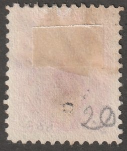 Canada, Scott#87,  used, hinged,  no gum, #QC-87