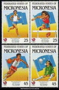Micronesia Scott 64a-66a Mint never hinged.