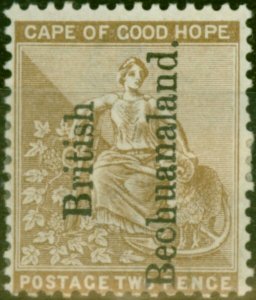 Bechuanaland 1891 2d Bistre SG32 Fine Mtd Mint (2)