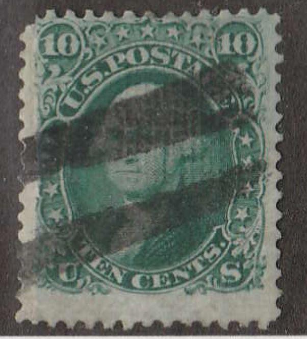 U.S. Scott #96 Washington Stamp - Used Single - F Grill