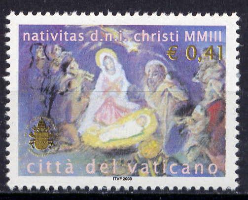 VATICAN Sc#1256 2003 Christmas MNH