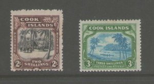 Cook Islands 1945 Sc 123-4 MH