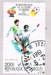 Djibouti C142 Used Soccer 1981 (BP46312)