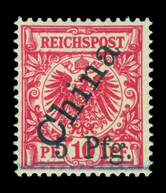 German Colonies KIAUCHAU 1900  5 Pfg./10pf carmine - type 1 - Sc# 1 mint MLH VF