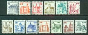 Germany #1231-1242  Mint  VF  NH  Scott $14.85  Cities