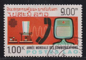 Laos 506 World Communications Year 1983