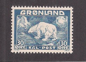 GREENLAND SC# 7  VF/MOG