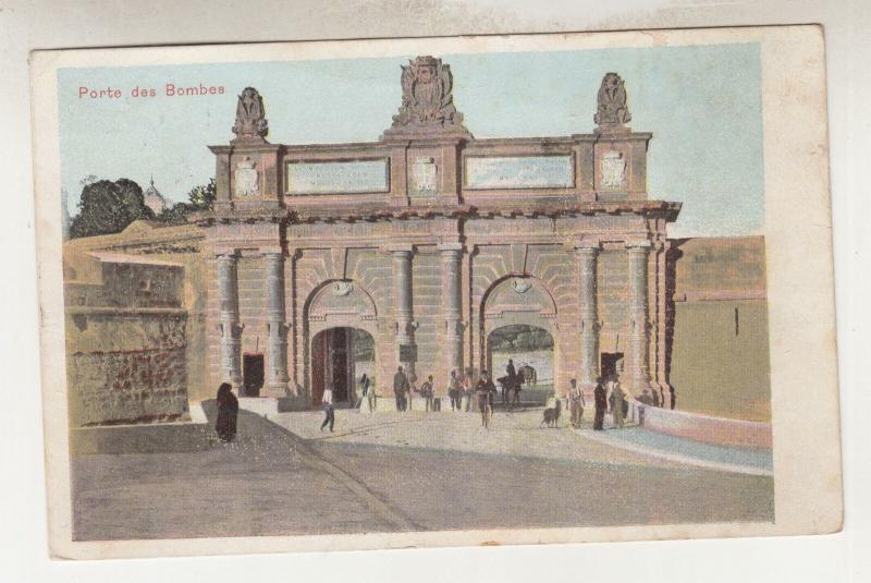 VICTORIA, 1909 ppc. Malta, Porte des Bombes, 1d. Hawthorn duplex to Stawell.