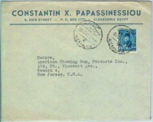 86440 - EGYPT  - POSTAL HISTORY -  COVER to the USA  1945