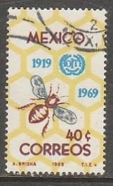 MEXICO 1006 50th Anniv of Int Labor Organization. Used. VF. (899)