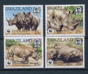 [54105] Swaziland 1987 Wild animals Mammals WWF White Rhino MNH