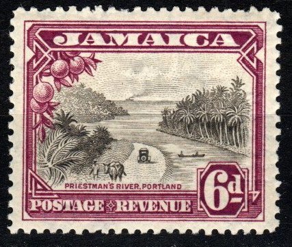 Jamaica #108 F-VF Unused CV $37.50 (X4006)