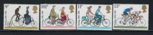 Great Britain 843-46 MNH 1978 Bicycles (ap9512)