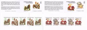 Czech Republic 2000 MNH Stamps Booklet Scott 3126-3127 Mushrooms