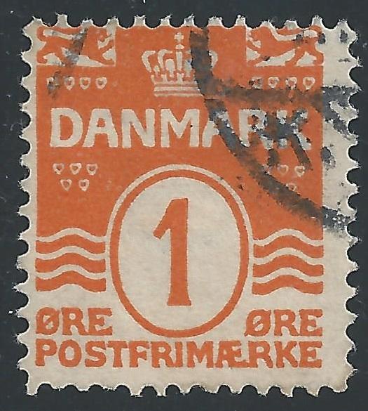 Denmark #57 1o Wavy Lines