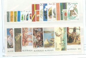 Australia  #554-79  Single (Complete Set)