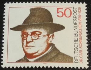 Germany 1976 50pf Dr. Carl Sonnenschein Scott 1213 MNH