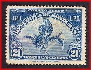 STAMP HONDURAS 1943 unusual 21ct AirMail rate to USA MINT H