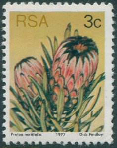 South Africa 1977 SG416 3c Protea MNH