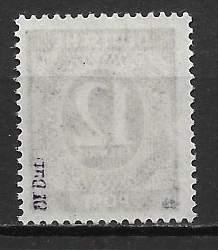 Germany 586B 12pf Numeral Ovpt. single MNH Signed (z5)