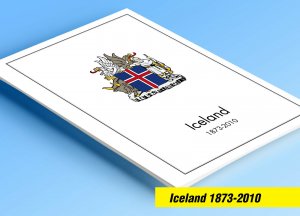 COLOR PRINTED ICELAND 1873-2010 STAMP ALBUM PAGES (153 illustrated pages)