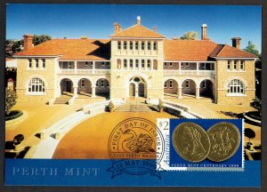 AUSTRALIA - SC#1758 Perth Mint Centenary (1999) Maximum Card