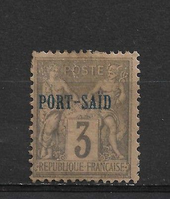 French Offices Abroad Port Said Scott # 3 ,Mint Hinged (FC-6)