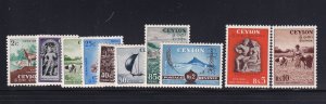 Ceylon Scott # 319 - 328 set VF OG LH nice colors cv $ 78 ! see pic !