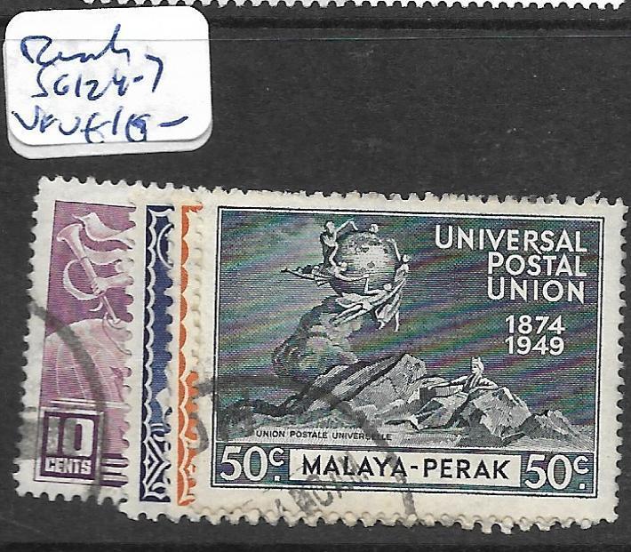 MALAYA PERAK (P1201B) UPU SG 124-7  VFU