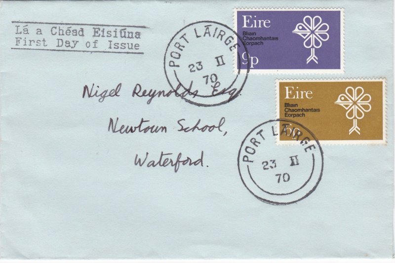 Ireland # 277-278, Nature Conservation, First Day Cover