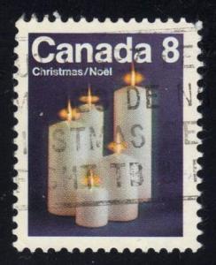 Canada #607 Candles, used (0.20)