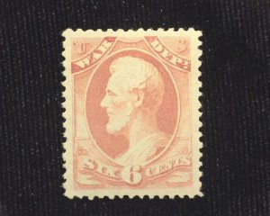 HS&C: Scott #O117 Official Very choice large margin stamp. Mint XF LH US Stamp