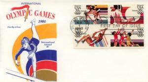 1983 Los Angeles Blk 4 35c Airmails (Scott C109-12) Gamm 