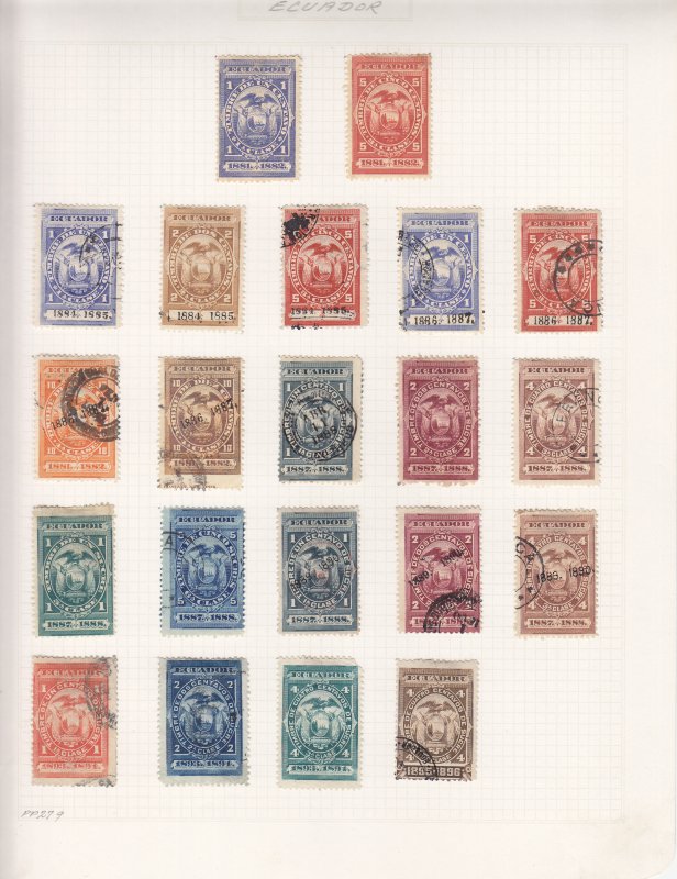 Ecuador: Revenue Lot, MH/Used (S17743)