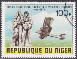 Niger 489  Anniv First Transatlantic Crossing 1979