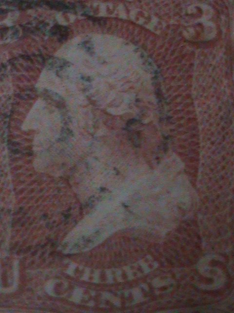 ​UNITED STATES-1861-SC#  64- WASHINGTON COVER-FANCY CANCEL-VF 163-YEARS OLD-