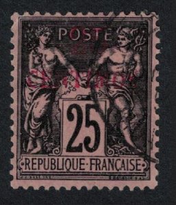 SALE Fr. Morocco 25f Ovpt 1901 Canc SC#5 SG#7 MI#4a