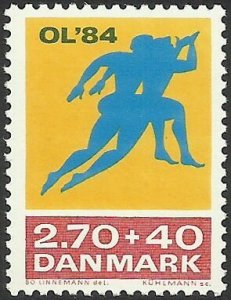 Denmark 1984 MNH Stamps Scott B64 Sport Olympic Games