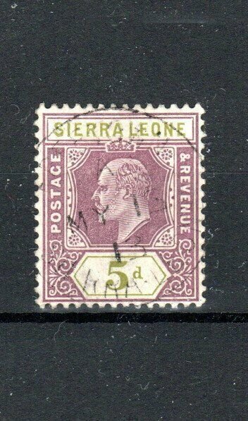 Sierra Leone 1905 5d FU CDS