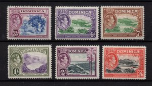 Dominica KGVI 1938 mint LHM collection to 2s 6d WS36378