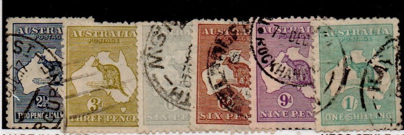 Australia 46-52 Used  Wmk. 10