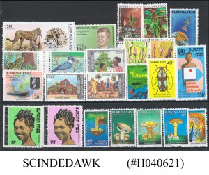 BURKINA FASO - SELECTED STAMPS - 23V - MINT NH