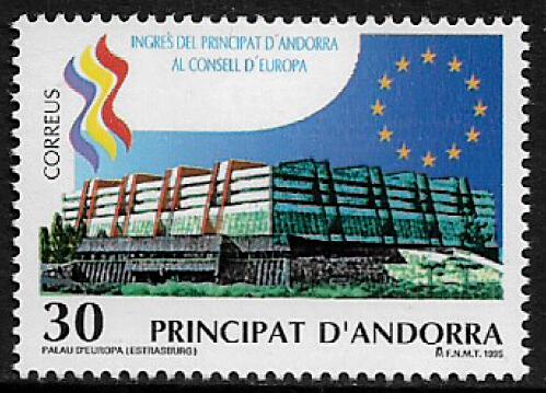 Spanish Andorra #236 MNH Stamp - Council of Europe