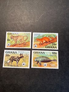 Ghana Scott #621-4 never hinged