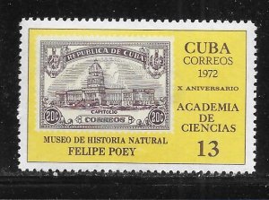 Cuba 1676 10th Anniversary Academy of Science single MNH