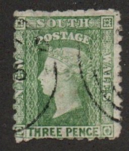 New South Wales 54e.  Pref. 10 Used