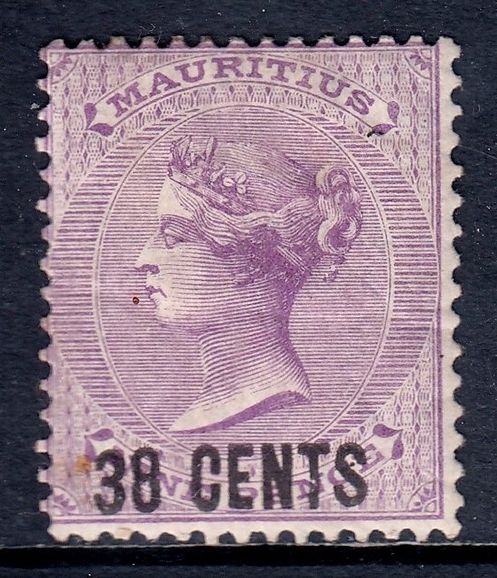 Mauritius - Scott #56 - MH - Crease, pencil on reverse - SCV $45