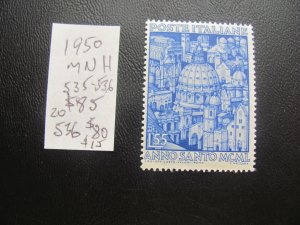 ITALY 1950 MNH  SC 536  VF/XF $80 (152)